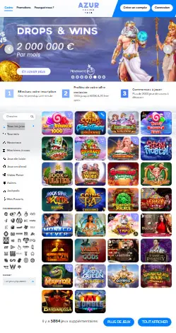 la aplicación e interfaz de HORUS CASINO