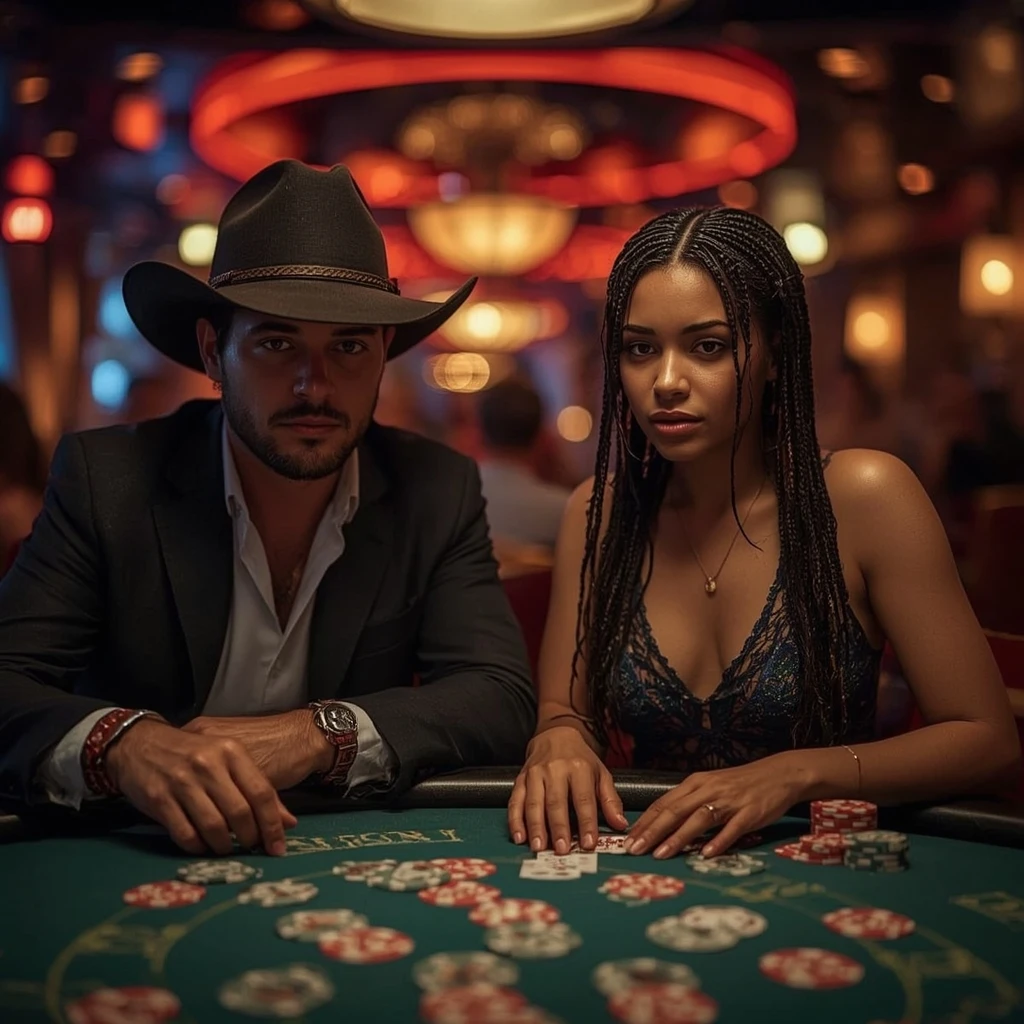 foto de dos jugadores de póker HORUS CASINO