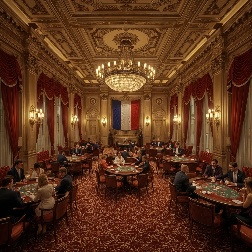 El casino y la bandera de Chile HORUS CASINO